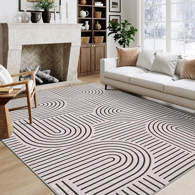 ROYHOME Washable Rug 8x10 Area Rugs by ROYHOME