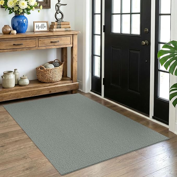 EARTHALL Washable Area Rug 4x5 Ft Non Slip Rugs by EARTHALL