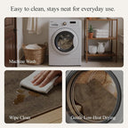 GENIMO Kitchen Mats for Floor, Washable Absorbent Runner Rugs for Kitchen - Image 6