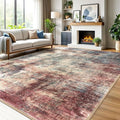 IOHOUZE Abstract Area Rugs 9x12 Ft Washable Large Rugs by iOhouze