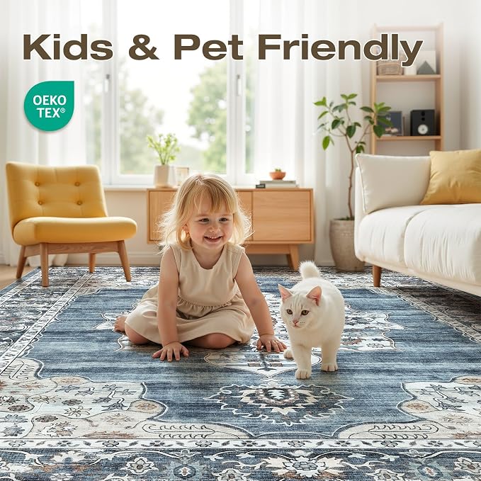 10x12 Washable Area Rug - Image 4