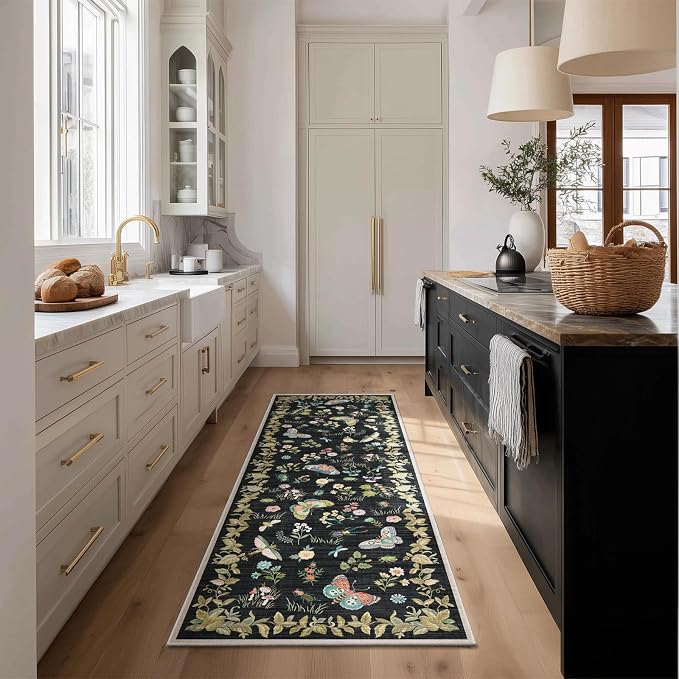 Washable Runners for Hallways Kitchen Rugs: 2'x6' Runner Rug Stain Resistant - Image 7