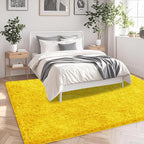 6x9 Yellow Area Rugs for Living Room, Large Fluffy Shag Rug for Bedroom Nursery - Image 3