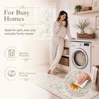 Wonnitar Pink Rugs for Nursery, 5x7 Washable Rug for Bedroom Girls, Boho Soft - Image 7