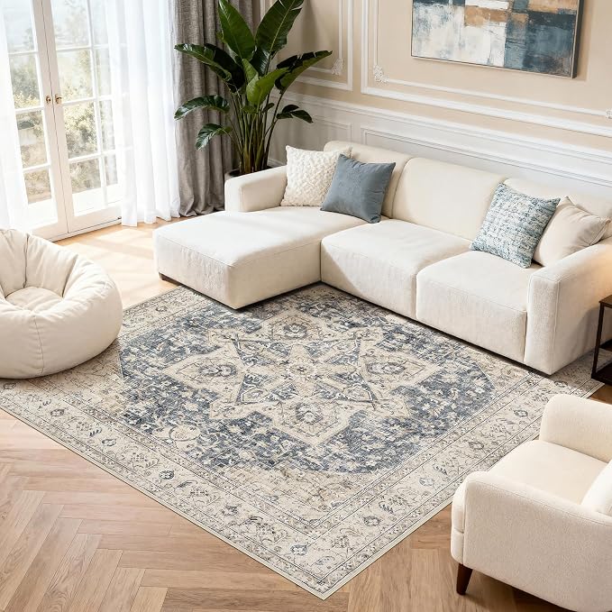 Tortania 8' Square Area Rug Living Room Rugs by Tortania