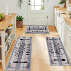 Vaukki Boho Kitchen Rug Sets 3 Pieces, Washable Kitchen Mats - Image 6