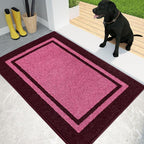 PURRUGS Dirt Trapping Door Mat 24" x 36", Non-Slip Machine Washable Entryway Rug by PURRUGS