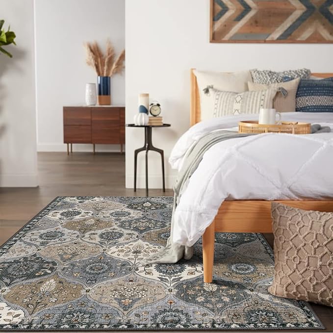 Lahome Moroccan Trellis Washable Area Rug, 5x7 Rugs - Image 7