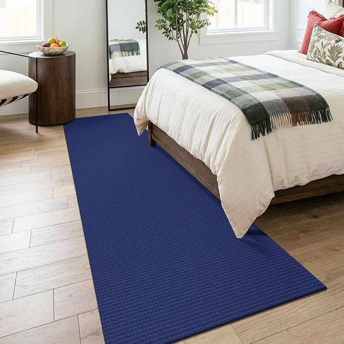 KOZYFLY Cotton Runners for Hallway 3x8, Wide Washable Runner Rug, Woven Non - Image 8