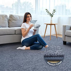 Keeko 5x8 Area Rugs for Living Room, Soft Modern Memory Foam Bedroom Rug - Image 9