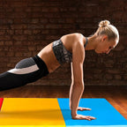 BalanceFrom 6x2 Feet 3-Panel Folding Gymnastics Mat – 2-Inch Thick Pad - Image 4