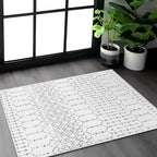 Lahome Moroccan Entryway Washable Rugs 2x3 Non-Slip Thin Kitchen Rug Throw - Image 9