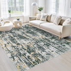 Area Rugs 5x7 Living Room: Washable Rug Modern Abstract Rugs Soft Non Slip by MXSANYOORUG