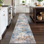 IOHOUZE Abstract Runner Rug 2x12 Ft Washable Runners - Image 2