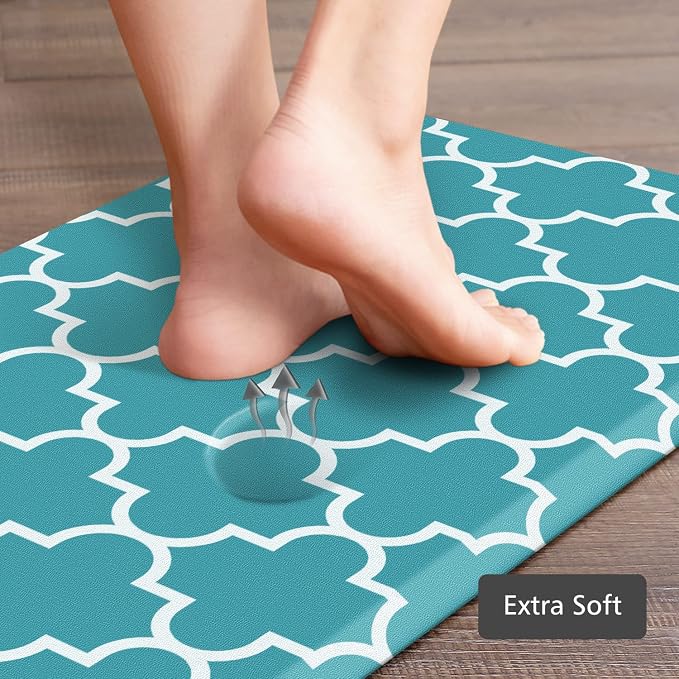 KMAT Kitchen Mat 0.47inch Cushioned Anti-Fatigue Kitchen Rug, Waterproof - Image 5
