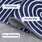 ROYHOME Modern Rug 2.5x10 Runners - Image 5