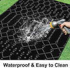 Smiry Outdoor Rug 5x8 ft, Waterproof Reversible Plastic Straw Rugs, Boho - Image 2