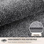 PURRUGS Dirt Trapping Door Mat 34" x 59", Non-Slip Machine Washable Entry Rug - Image 4