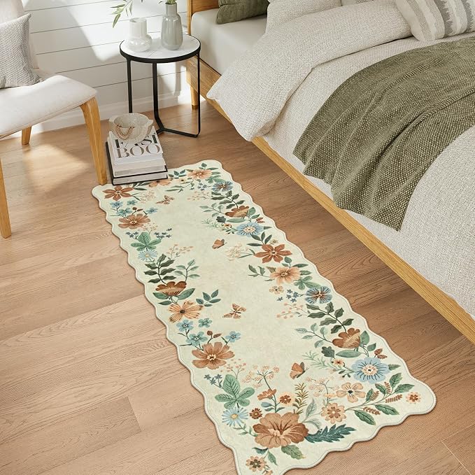 Lahome Floral Kitchen Runner Rug, 2x5 Rug Runners - Image 3