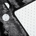 Deerhoo Large Shag Area Rugs 8 x 10, Tie-Dyed Plush Fuzzy Rugs - Image 4