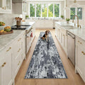 RELEANY Washable Area Rugs 2x9 Non-Slip Modern Abstract Soft by RELEANY