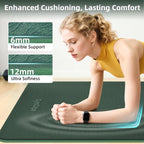 Extra Large Yoga Mat – 72"x48" or 78"x57", 1/4"–1/2" Thick Mat - Image 3