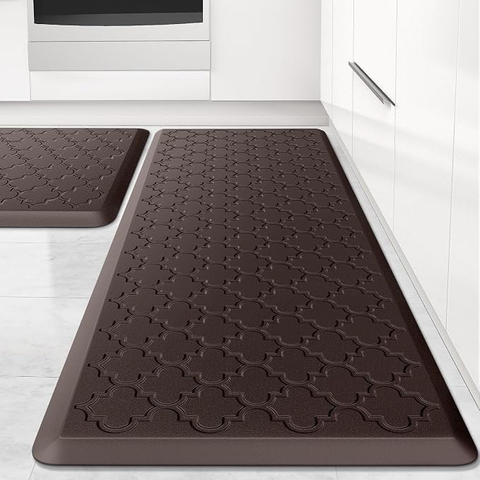 Kitchen Mat Cushioned Anti-Fatigue Floor Mat Water Resistant Non-Skid Kitchen by SoftDuo