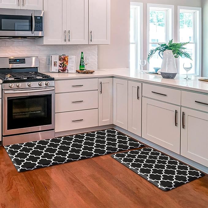 KMAT Kitchen Mat 0.47inch Cushioned Anti-Fatigue Kitchen Rug, Waterproof by KMAT