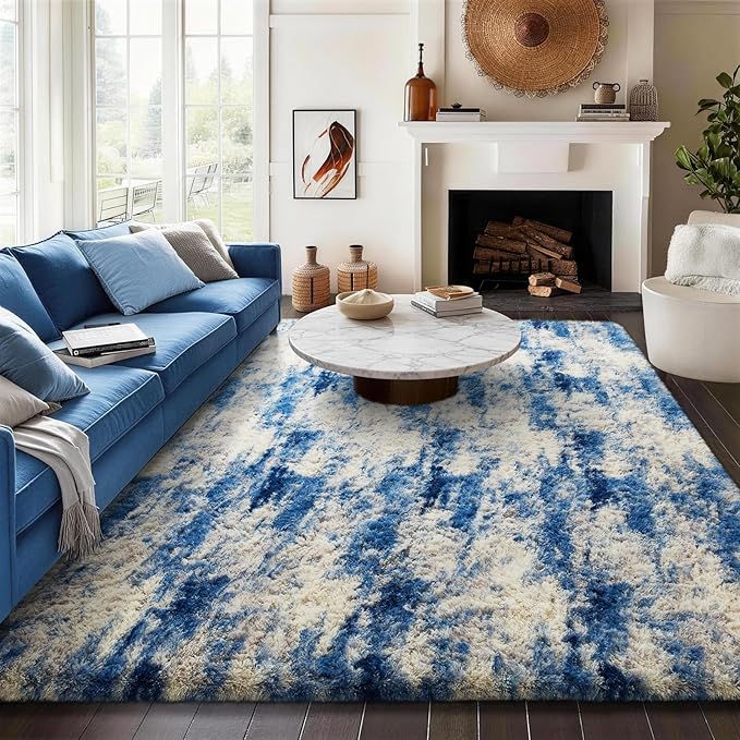 Ophanie 8x10 Blue and Gray Area Rugs - Image 3