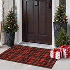 GENIMO Door Mat 18X30 Inch Buffalo Plaid Christmas Decor Rug Outdoor Geometric by GENIMO