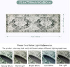 Moynesa Ultra-Thin Washable Runner Rug -2x6 Rug Runners - Image 2