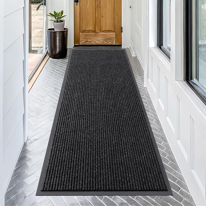 OLANLY Front Door Mat Indoor Outdoor Entrance, Waterproof Heavy Duty Doormat by OLANLY