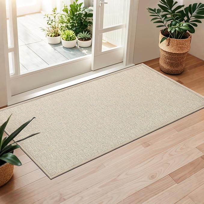 LEKEEPGO Door Mat 24"x47", Non Slip Door Mat Indoor Entrance, Rubber Backing - Image 8