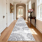 HEBE Hallway Runner Rug 3'x16' Washable Vintage Distressed Area Rugs Non Slip - Image 7