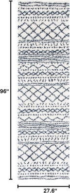 SAFAVIEH Arizona Shag Collection Runner Rug - Image 2