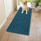 Smiry Dog Door Mat for Muddy Paws 47x17, Absorbent Dirt Trapper, Non-Slip by Smiry