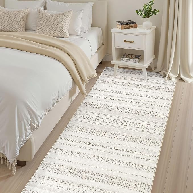 cotiled Washable 3x8 Runner Rugs: Washable Boho Rugs - Image 4