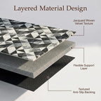 48"x60" Office Chair Mat for Hardwood Tile Floor, Under Desk Carpet Protector - Image 4