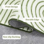 Washable Rug 2x3 Area Rugs for Entryway, Abstract Rug for Bedroom, Soft Rainbow - Image 8