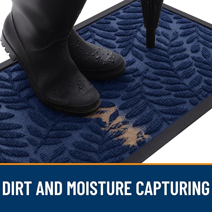 OLANLY Door Mat Indoor Outdoor Entrance, Waterproof All-Weather All-Season - Image 5