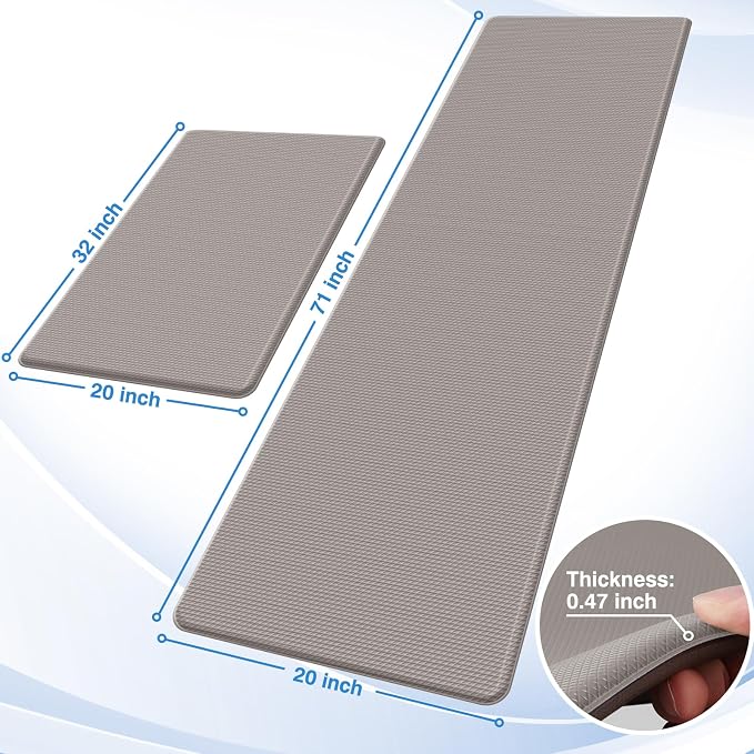 StepRite Kitchen Mats, Cushioned Anti Fatigue Kitchen Mats - Image 2