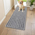 Smiry Dog Door Mat for Muddy Paws 47x20, Absorbent Dirt Trapper, Non-Slip by Smiry