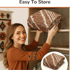 BESTSWEETIE Area Rug 2x4 Rug Machine Washable Non-Slip Low Pile Print Pattern - Image 7