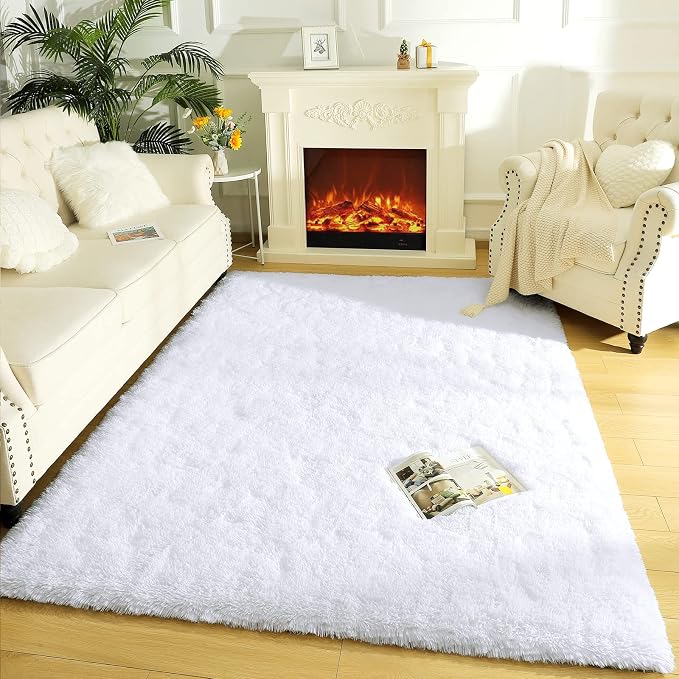 LOCHAS Ultra Soft Indoor Modern Area Rugs Fluffy Living Room Carpets - Image 4