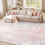 RELEANY Washable Area Rugs 5'x8' Non-Slip Modern Abstract Soft - Image 4
