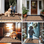 Smiry Welcome Door Mat Outside Entrance, Heavy Duty Trap Dirt and Moisture Easy - Image 6