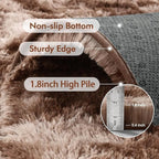 10x14 Ft Extra Large Shag Brown Area Rug - Image 6