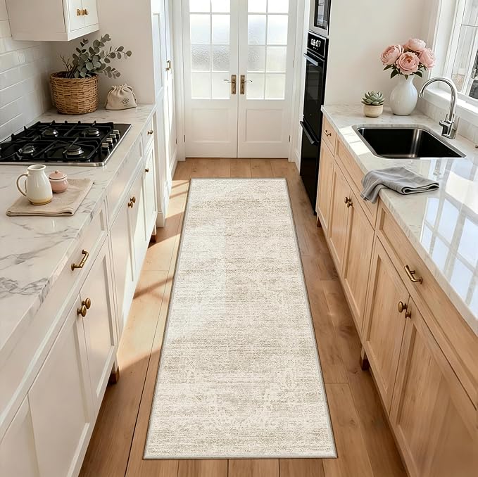 Washable Runner Rugs for Hallway 2x6 Rug Runners, Boho Vintage Kitchen Runner - Image 6