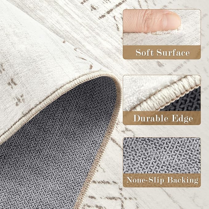 cotiled Hallway 3x12 Runner Rugs: Washable Boho Rugs - Image 6