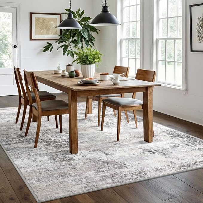 IOHOUZE Abstract Area Rugs 6x9 Ft Washable Rugs - Image 3